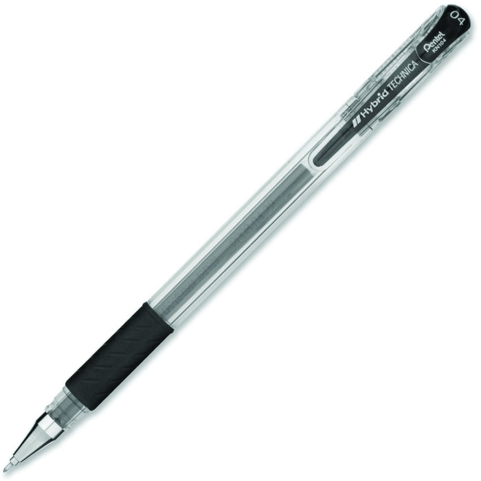 Pentel Hybrid Technica Pen, .4mm, Black