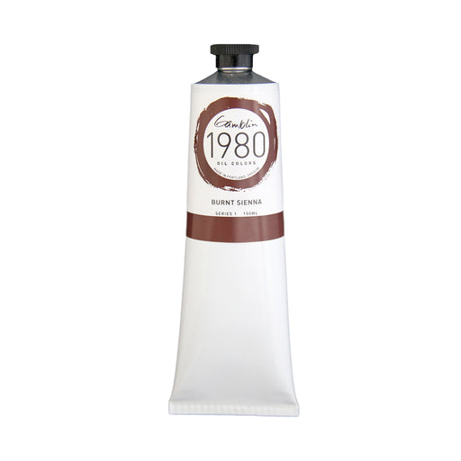 Gamblin 1980 Oil Color, 150ml, Burnt Sienna