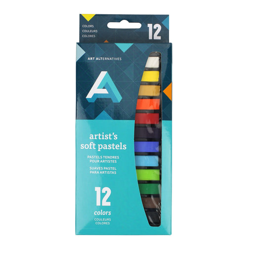 Art Alternatives Artist Soft Pastel Set, 12-Colors