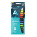 Art Alternatives Artist Soft Pastel Set, 12-Colors