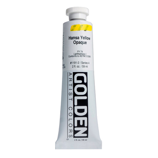 Golden Heavy Body Acrylic, 2 oz., Hansa Yellow Opaque