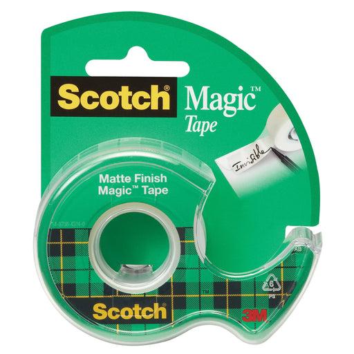 3M Magic Transparent Tape, 3/4" x 8.33 yds.