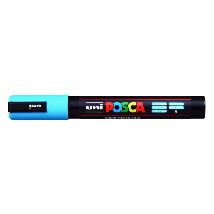 POSCA Paint Marker, PC-5M Medium Bullet, Light Blue