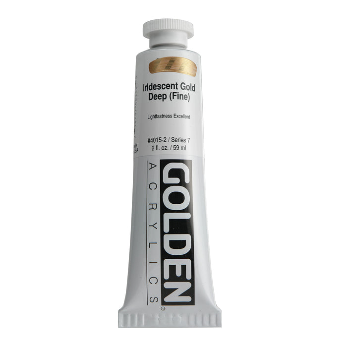 Golden Iridescent Acrylic, 2 oz., Iridescent Gold Deep