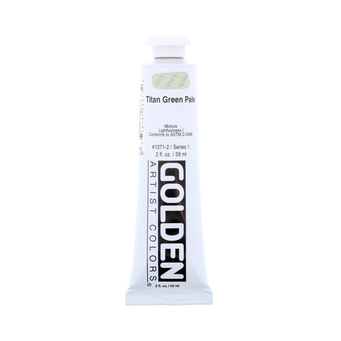 Golden Heavy Body Acrylic, 2 oz., Titan Green Pale