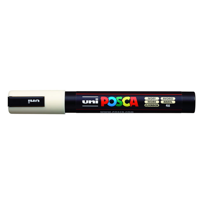 POSCA Paint Marker, PC-5M Medium Bullet, Ivory