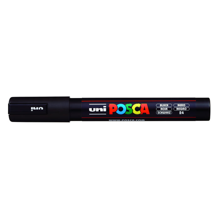 POSCA Paint Marker, PC-5M Medium Bullet, Black