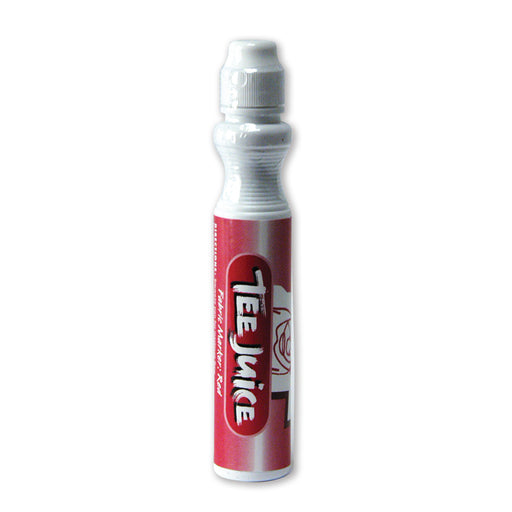 Jacquard Tee Juice Fabric Marker, Broad Tip, Red