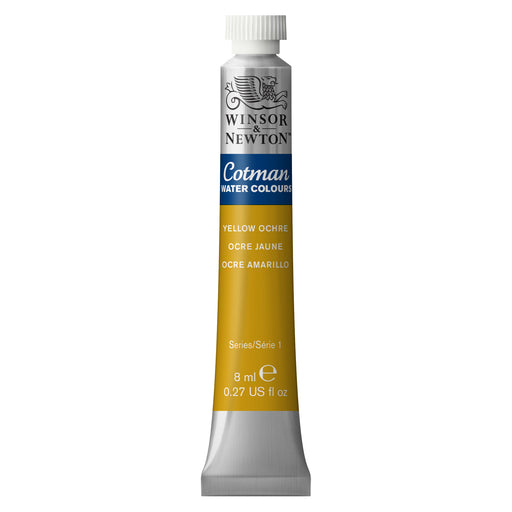 Winsor & Newton Cotman Watercolor, 8ml, Yellow Ochre