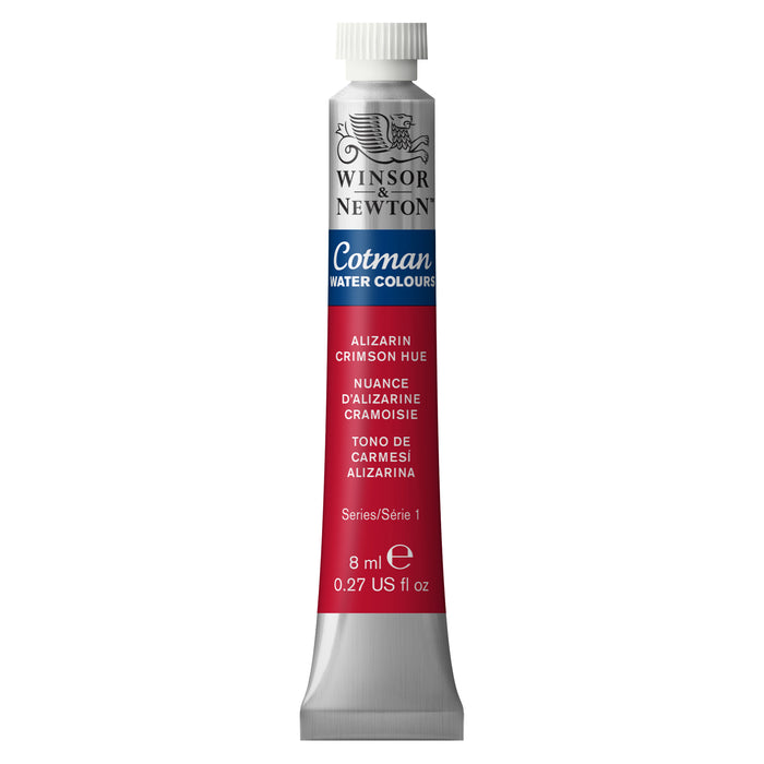 Winsor & Newton Cotman Watercolor, 8ml, Alizerin Crimson