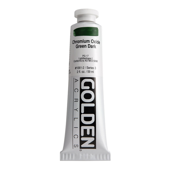 Golden® Heavy Body Acrylic, 2 oz., Chromium Oxide Green Dark