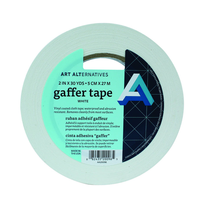 Art Alternatives Gaffer Tape, 2" x 30 yds., White