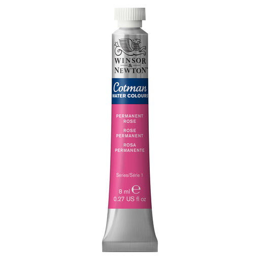 Winsor & Newton Cotman Watercolor, 8ml, Permanent Rose