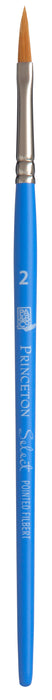 Princeton Brush Select Artiste Brush, Pointed Filbert, 2