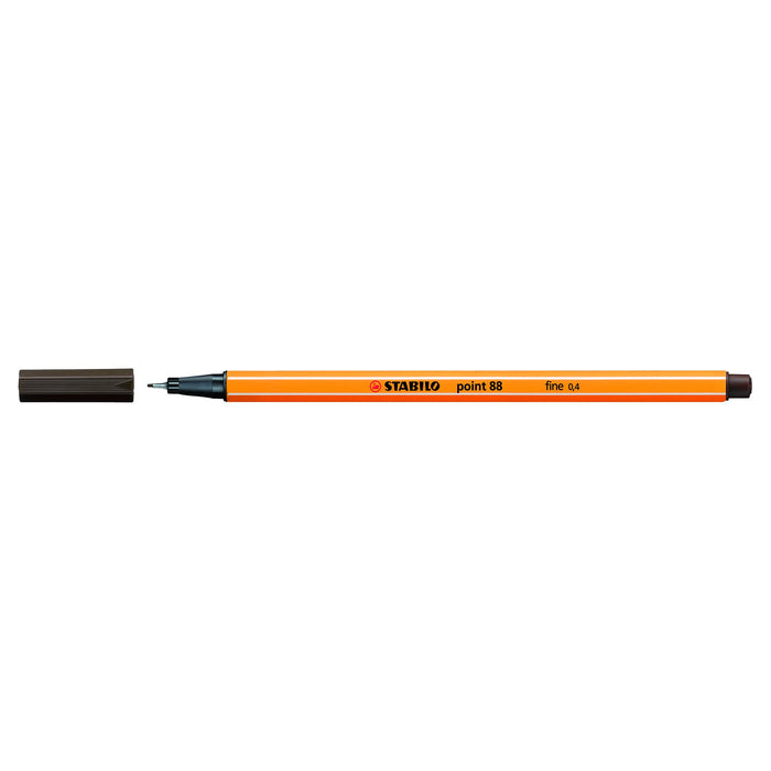 STABILO point 88 Pen, Umber