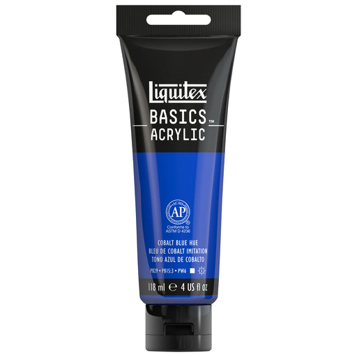 Liquitex BASICS Acrylic Color, 4 oz. Tube, Cobalt Blue