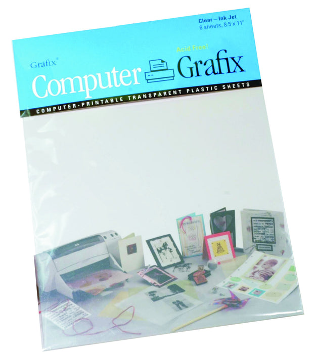 Grafix Inkjet Film, 8.5" x 11", 6/Pkg.