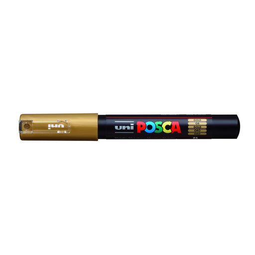 POSCA Paint Marker, PC-1M Extra Fine, Gold