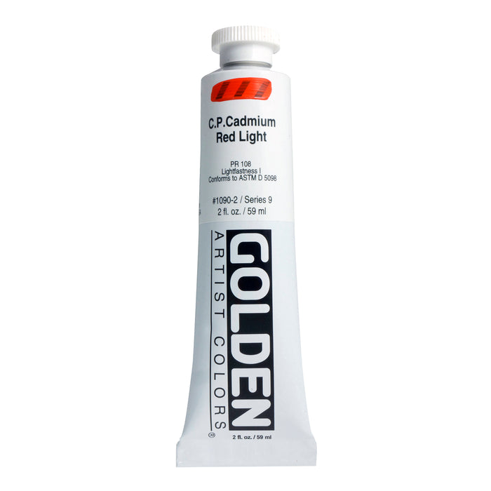 Golden®Heavy Body Acrylics, 2oz., C P Cadmium Red Light