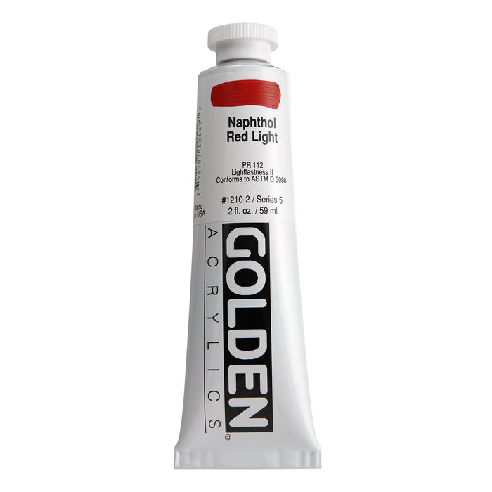 Golden® Heavy Body Acrylic, 2 oz., Naphthol Red Light