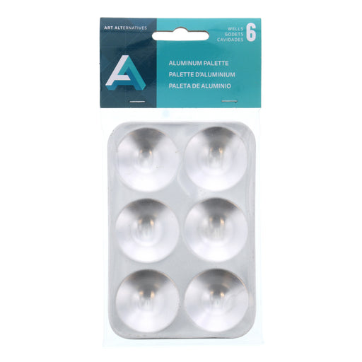 Art Alternatives Aluminum Palette, Rectangular,  5-1/4" x 3-1/2"