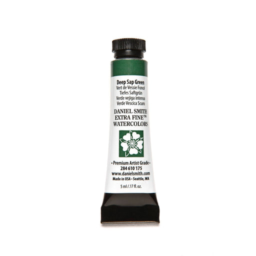 Daniel Smith Extra Fine Watercolor, 5 ml, Deep Sap Green