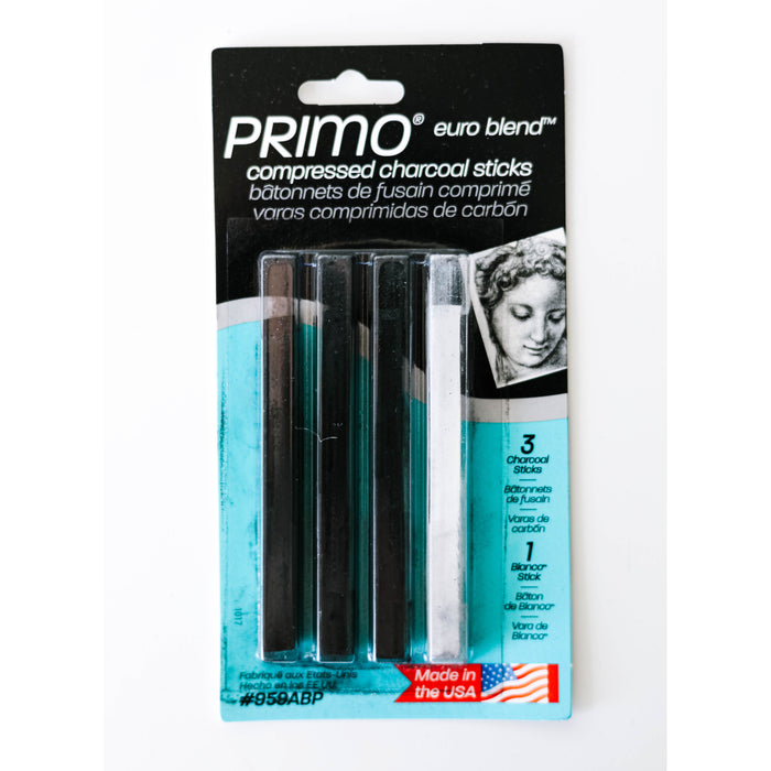 General Pencil PRIMO Euro Blend Charcoal Sticks