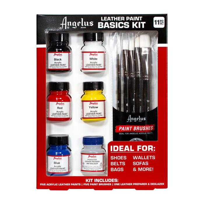 Angelus Acrylic Leather Paint Basics Kit