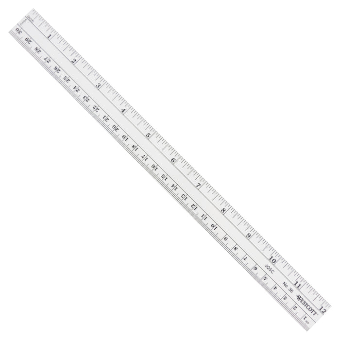 C-Thru Flexible Inch & Metric Ruler, 12"