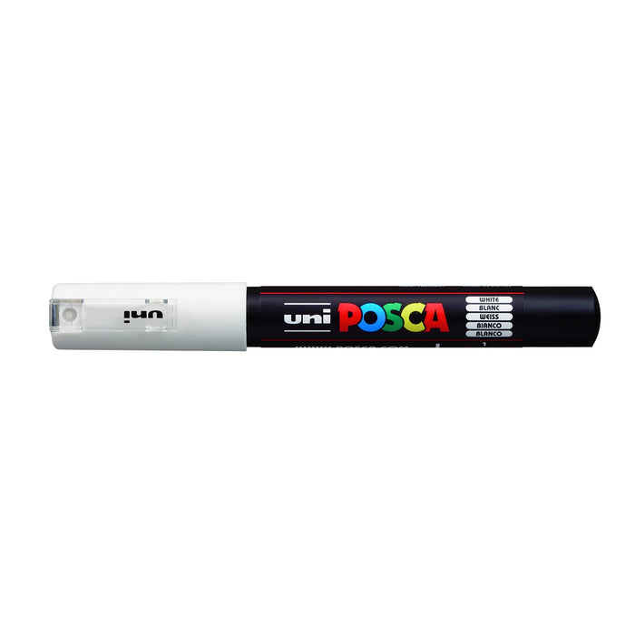 POSCA Paint Marker, PC-1M Extra Fine, White