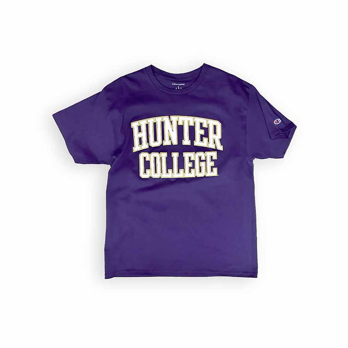 Champion Purple T-Shirt w/Hunter Logo