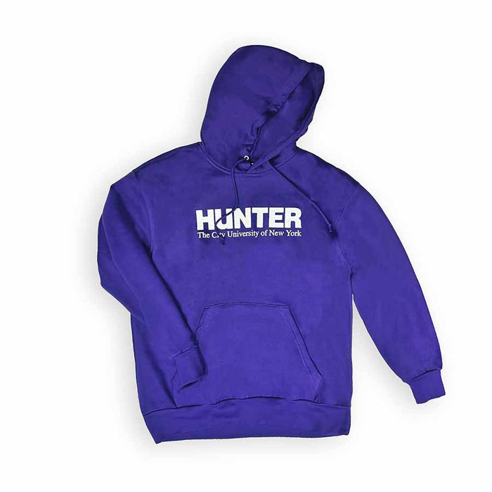 MV Sport Purple Hooded Sweatshirt w/Hunter Logo