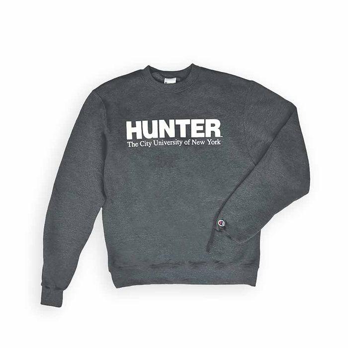 Champion Granite Fleece Crew w/Hunter Logo