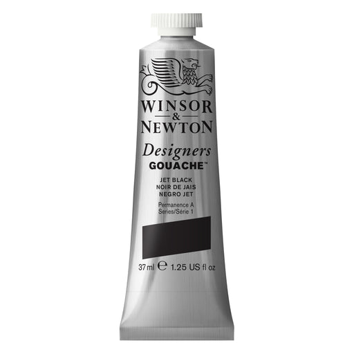 Winsor & Newton Designers Gouache Color, 37ml, Jet Black