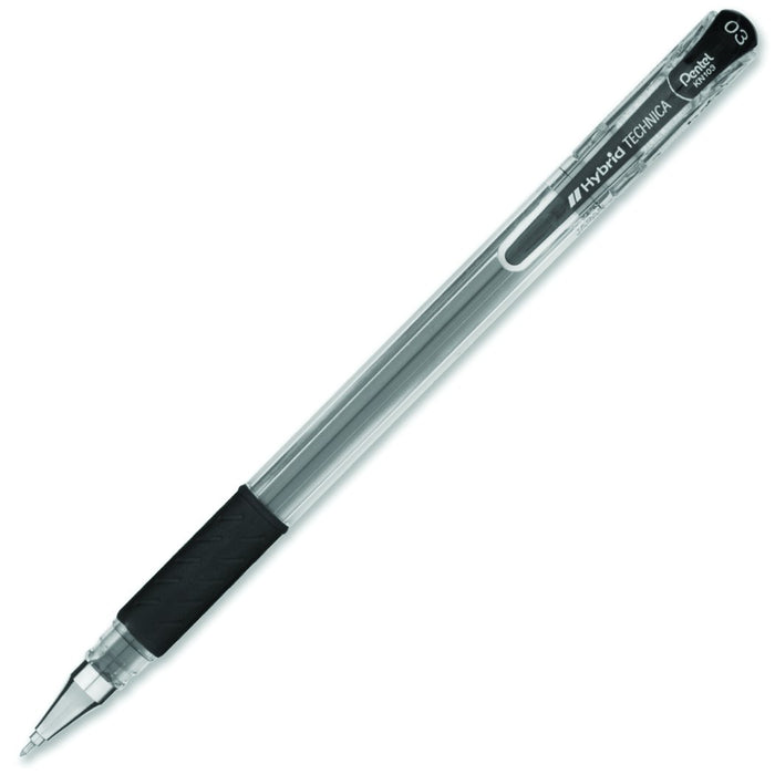 Pentel Hybrid Technica Pen, .3mm, Black