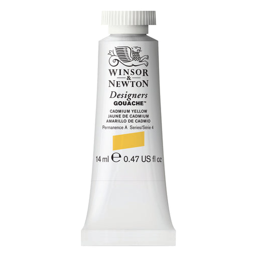 Winsor & Newton Designers Gouache Color, 14ml, Cadmium Yellow