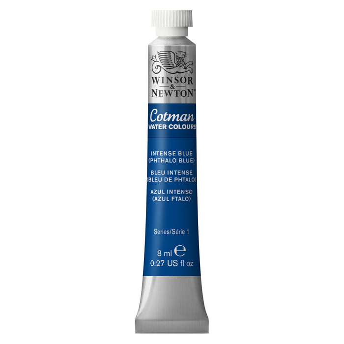 Winsor & Newton Cotman Watercolor, 8ml, Intense Pthalo Blue