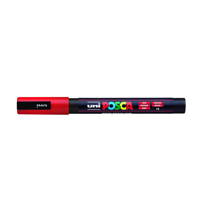 POSCA Paint Marker, PC-3M Fine Bullet, Red