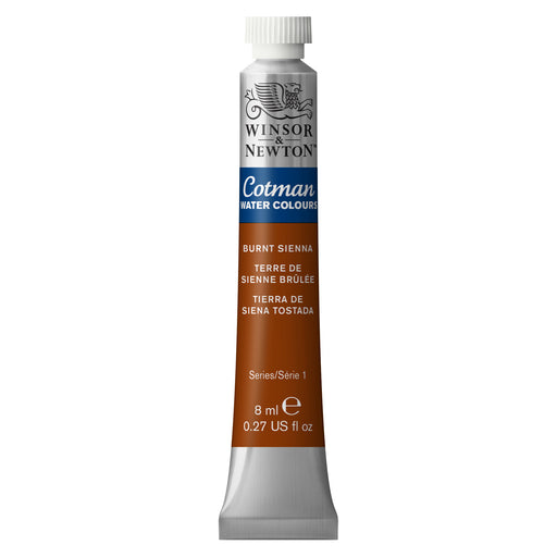 Winsor & Newton Cotman Watercolor, 8ml, Burnt Sienna