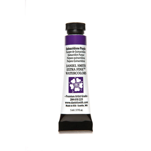 Daniel Smith Extra Fine Watercolor, 5 ml, Quinacridone Purple