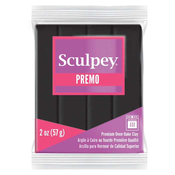 Premo! Sculpey Modeling Clay, 2 oz., Black