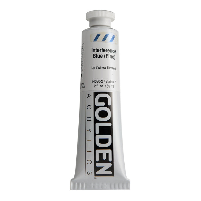 Golden Interference Acrylics 2 oz., Interference Blue