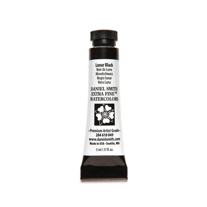 Daniel Smith Extra Fine Watercolor, 5 ml, Lunar Black