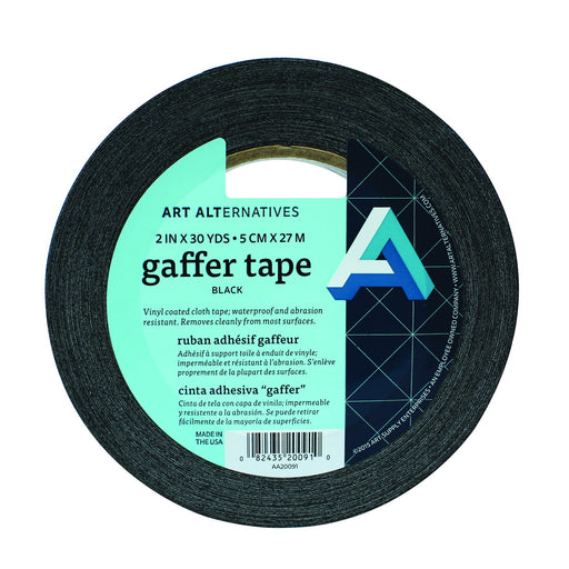 Art Alternatives Gaffer Tape, 2" x 30 yds., Black