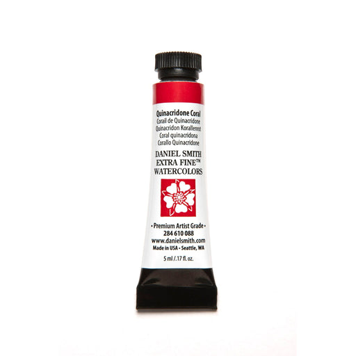 Daniel Smith Extra Fine Watercolor, 5 ml, Quinacridone Coral