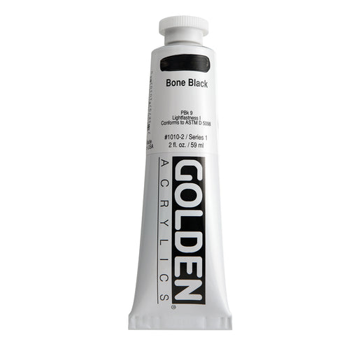 Golden®Heavy Body Acrylics, 2oz., Bone Black