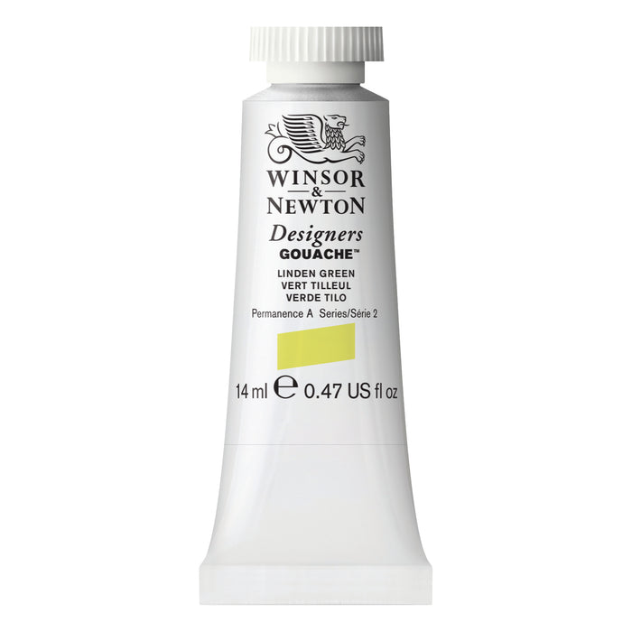 Winsor & Newton Designers Gouache Color, 14ml, Linden Green