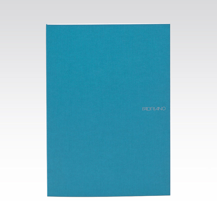 Fabriano EcoQua Dot Grid Note Pad, Large, Glue-Bound, 90 Sheets, Navy