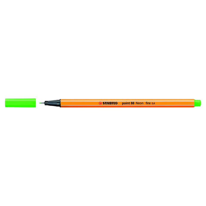 STABILO point 88 Pen, Neon Green