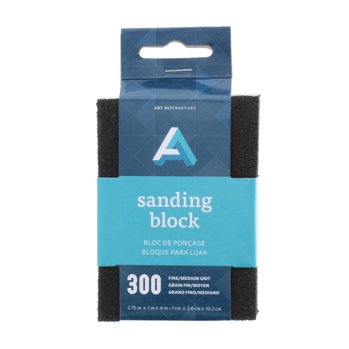 Art Alternatives Sanding Block, 2.75" x 1" x 4", Fine/Medium